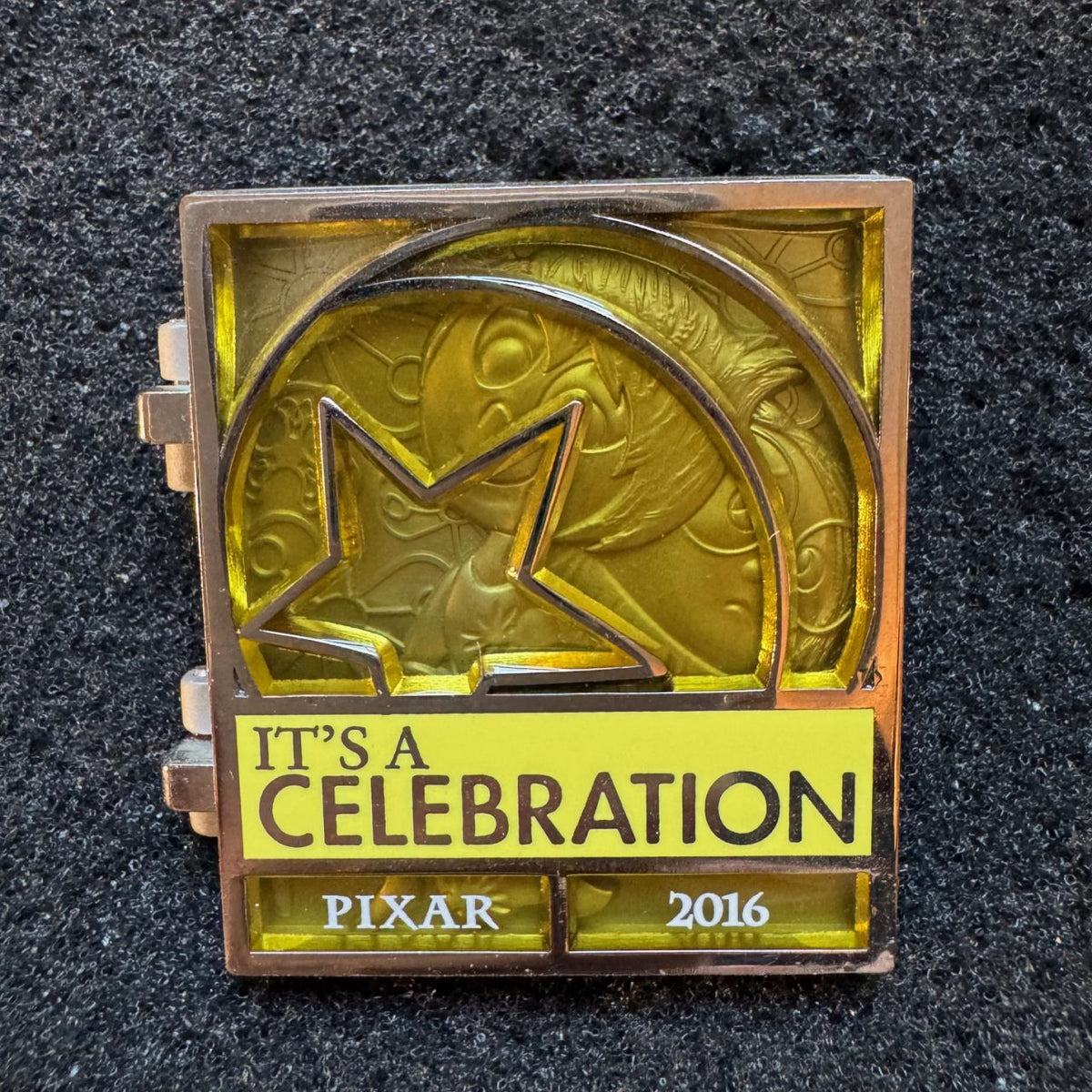 Inside Out Joy & Sadness "It's A Celebration Pixar Party Countdown" Pin