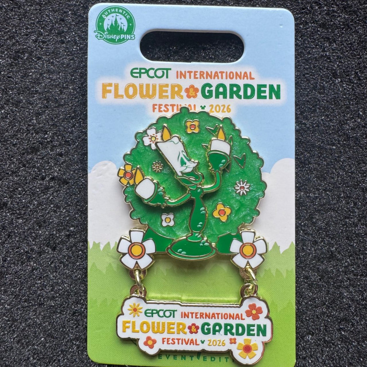 Lumiere Topiary EPCOT Flower and Garden Festival Dangle Pin