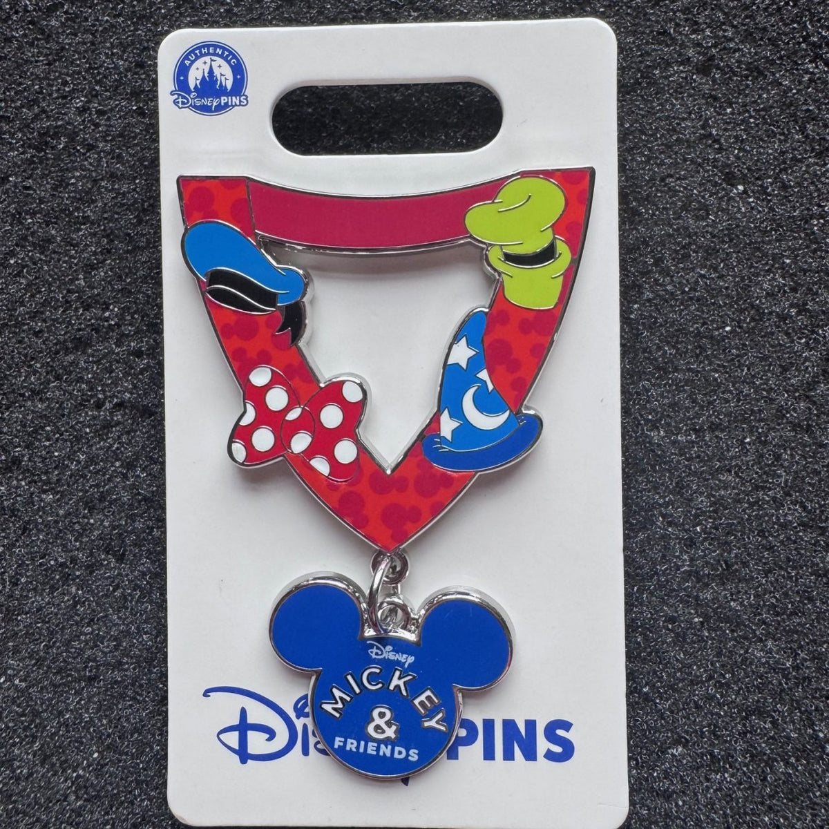 Mickey & Friends Lanyard Dangle Pin