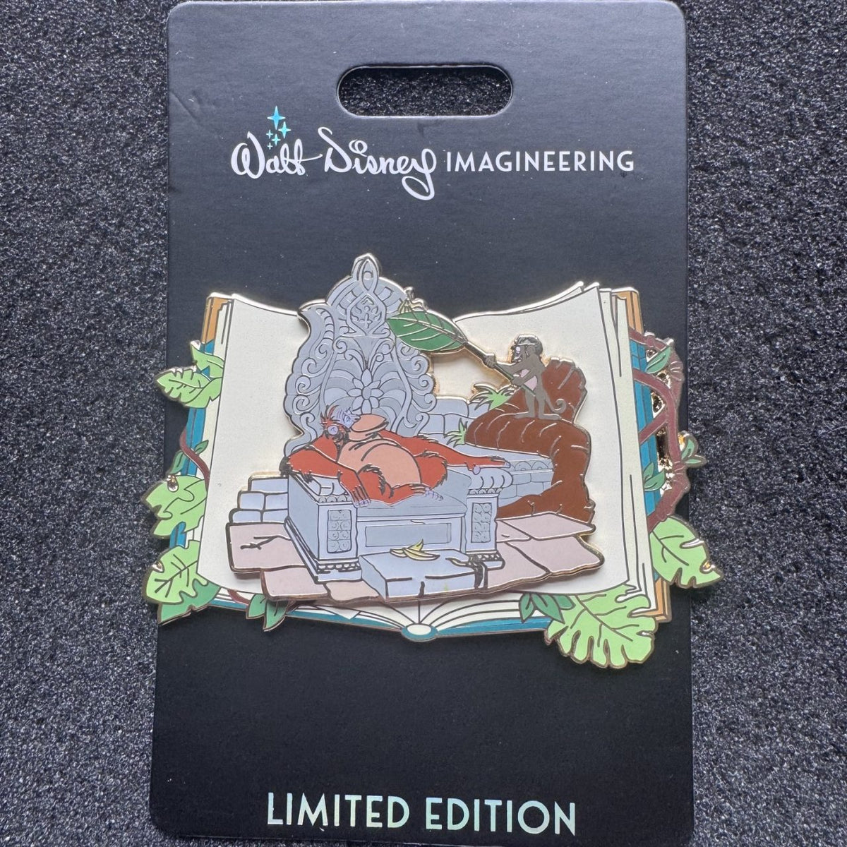 King Triton Art of Animation Holiday Resort Wreath Pre-Production Pin