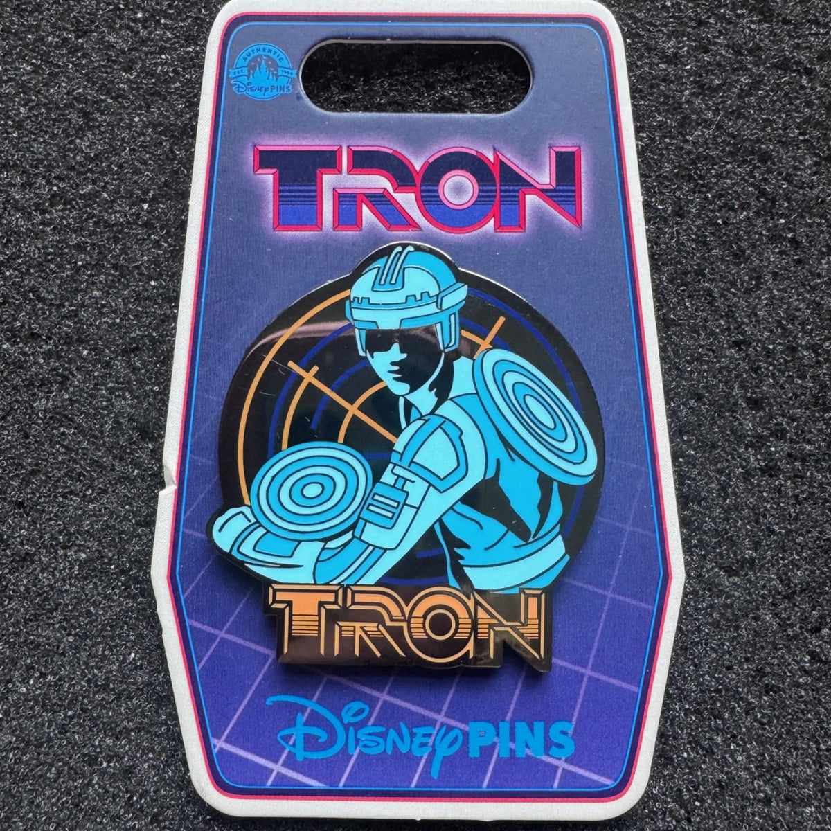TRON Blue Team Lightcycle Power Run Pin