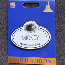 Mickey WDW 50th Anniversary Cast Exclusive Name Tag Pin