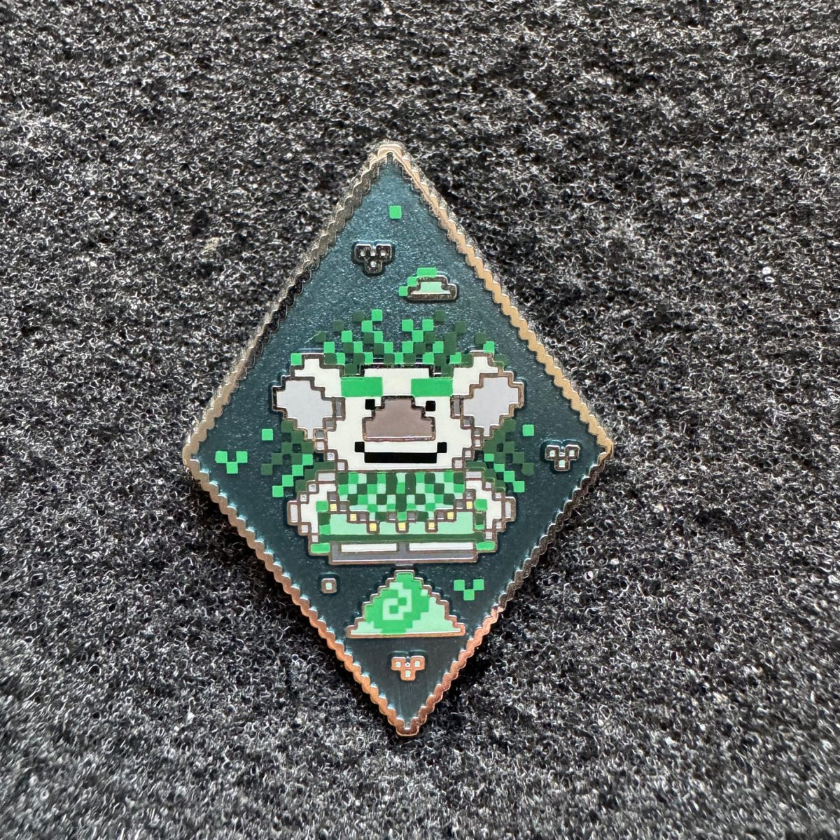 Grand Pabbie Frozen Diamond Cross Stitch Pin