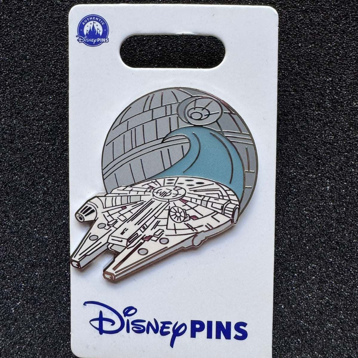 Star Wars Death Star & Millennium Falcon Pin