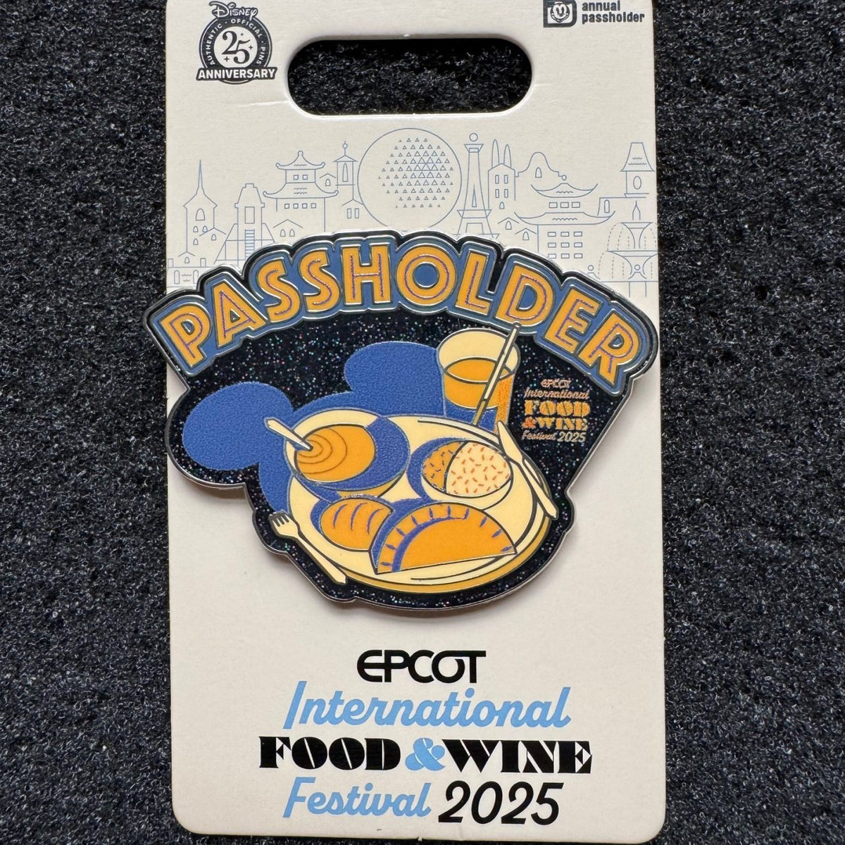 EPCOT International Food & Wine Festival 2025 Passholder Pin