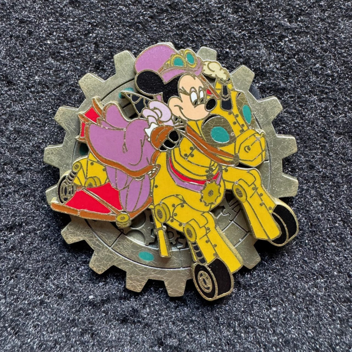 Minnie Carousel Horse Steampunk Attractions Pin