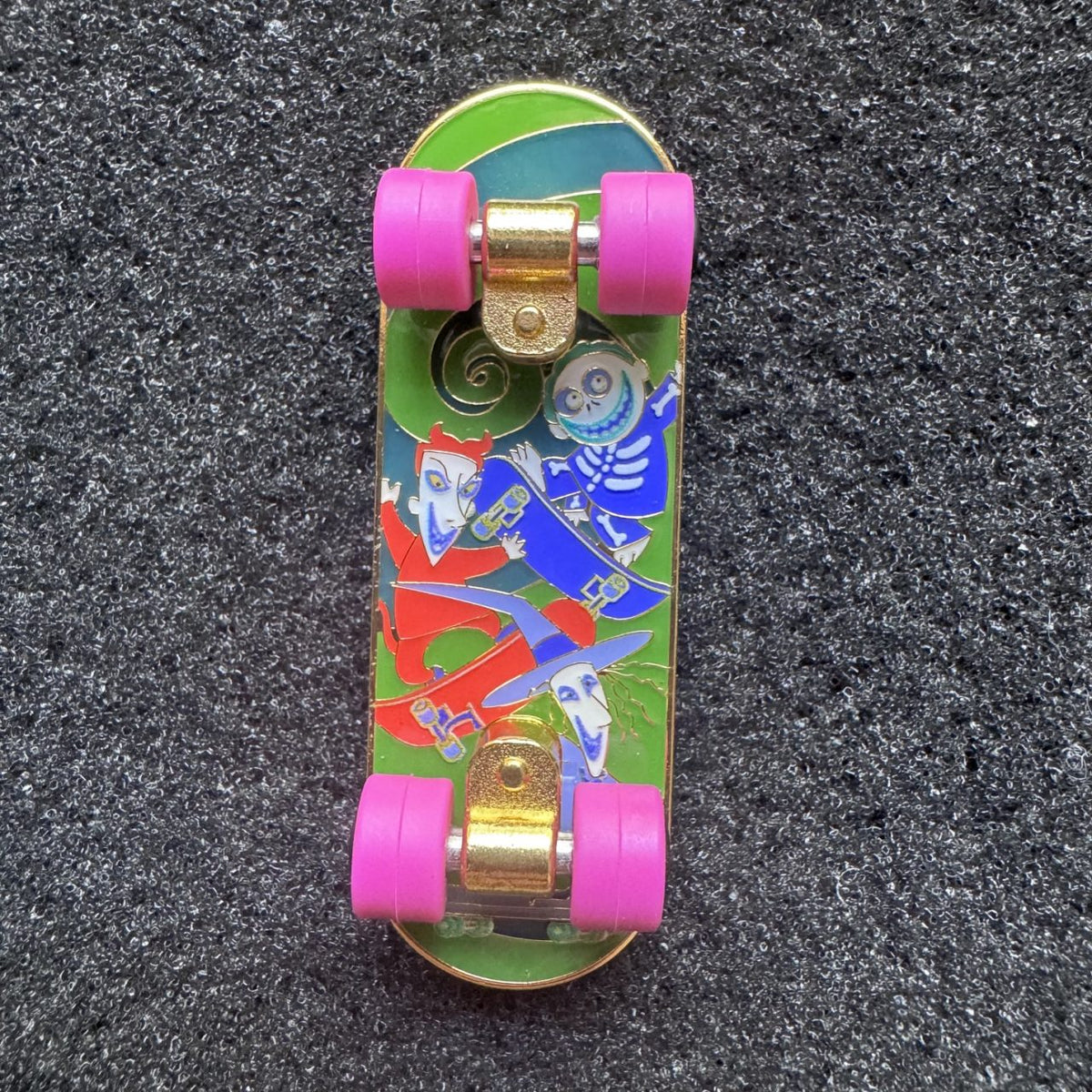 Lock, Shock, and Barrel The Nightmare Before Christmas Skateboard Pin