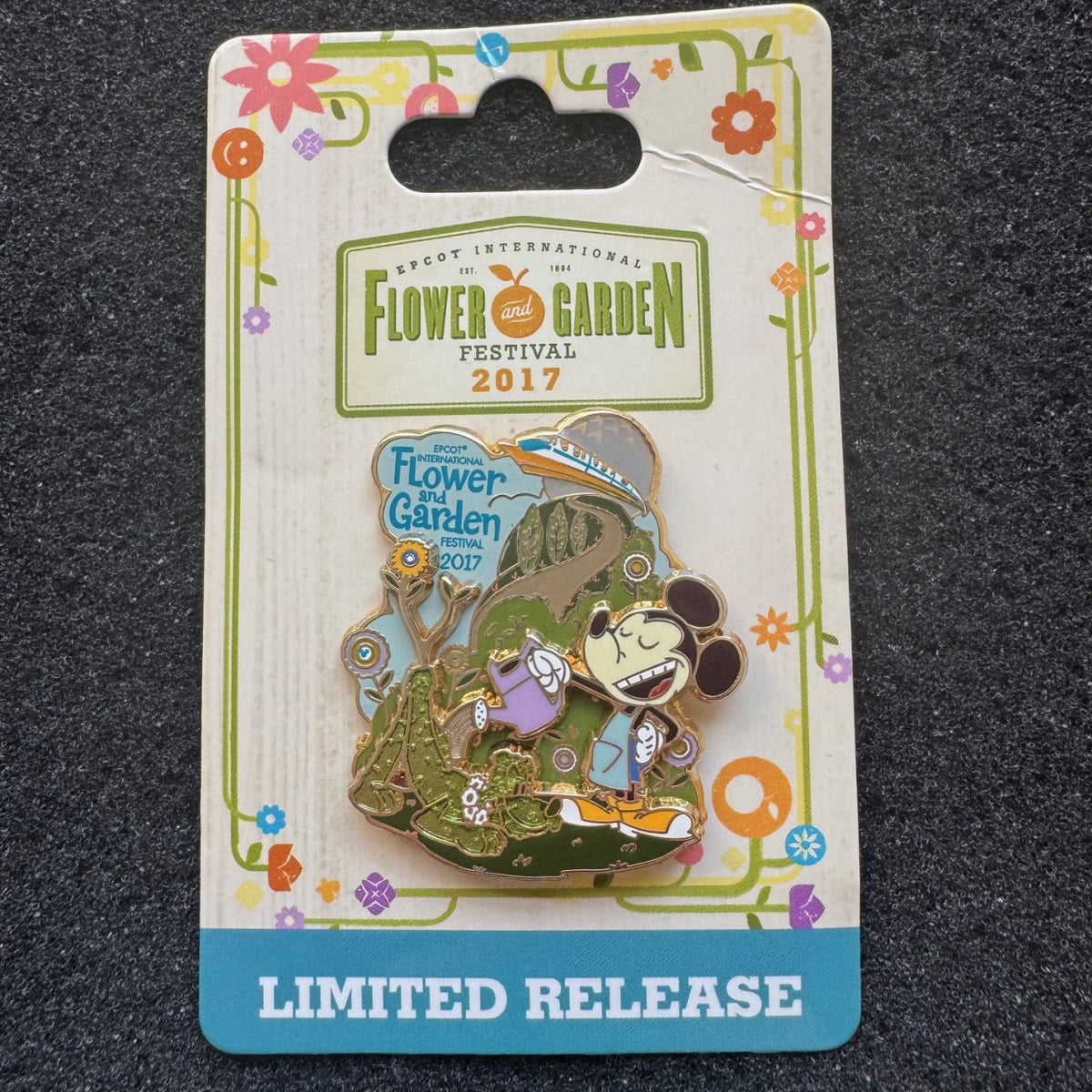 Mickey Gardening EPCOT Flower & Garden Festival Pin