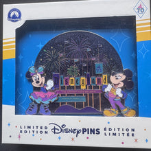 Mickey & Minnie Disneyland 70th Anniversary Jumbo Pin