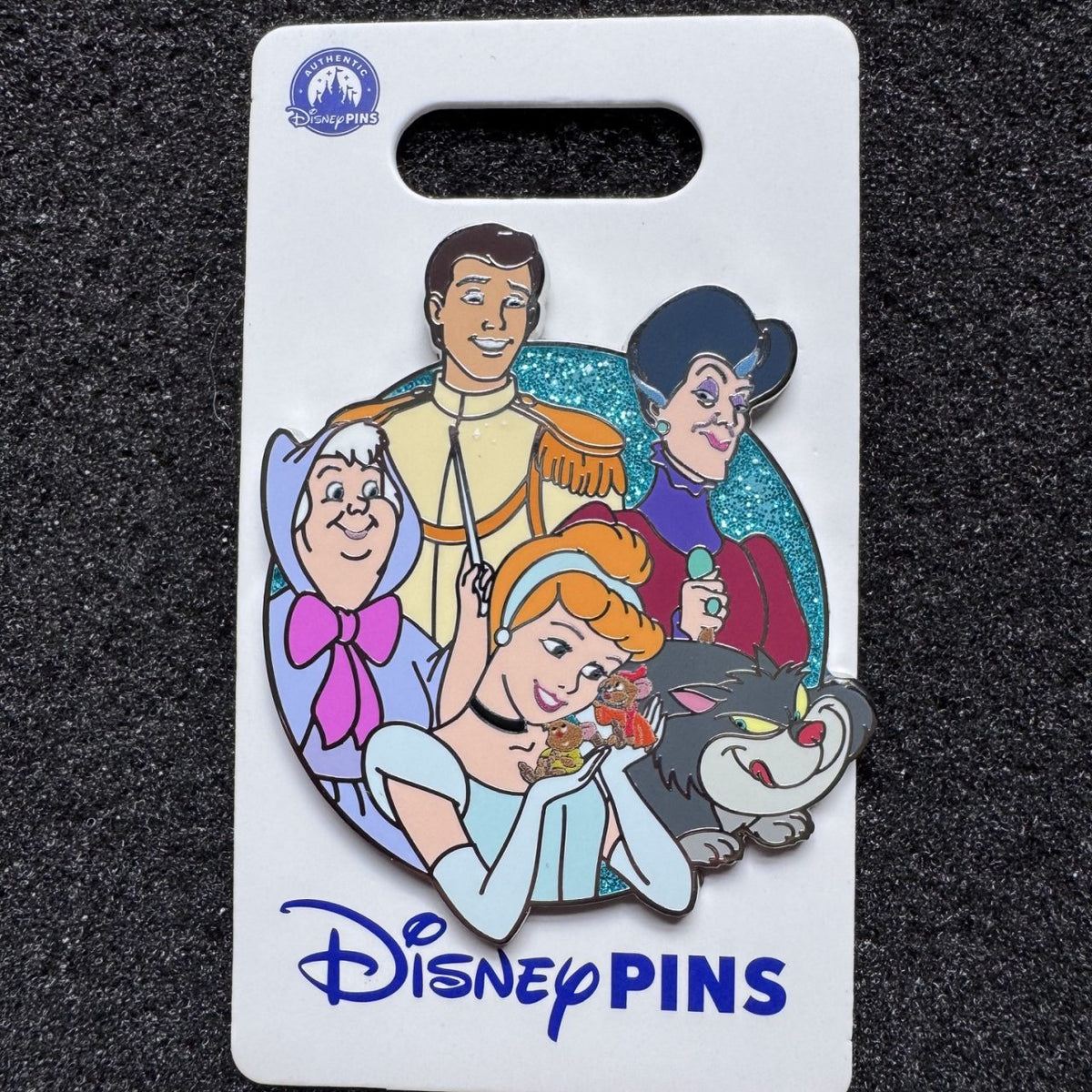 Cinderella Character Cluster Pin
