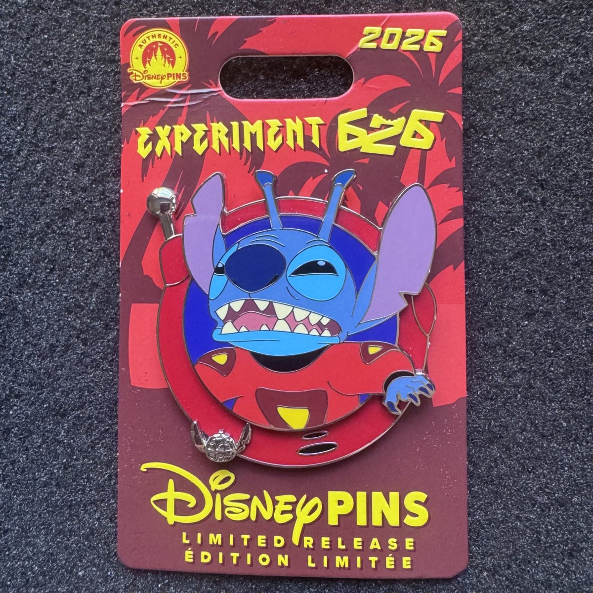 Stitch 626 Day Experiment 626 Pin