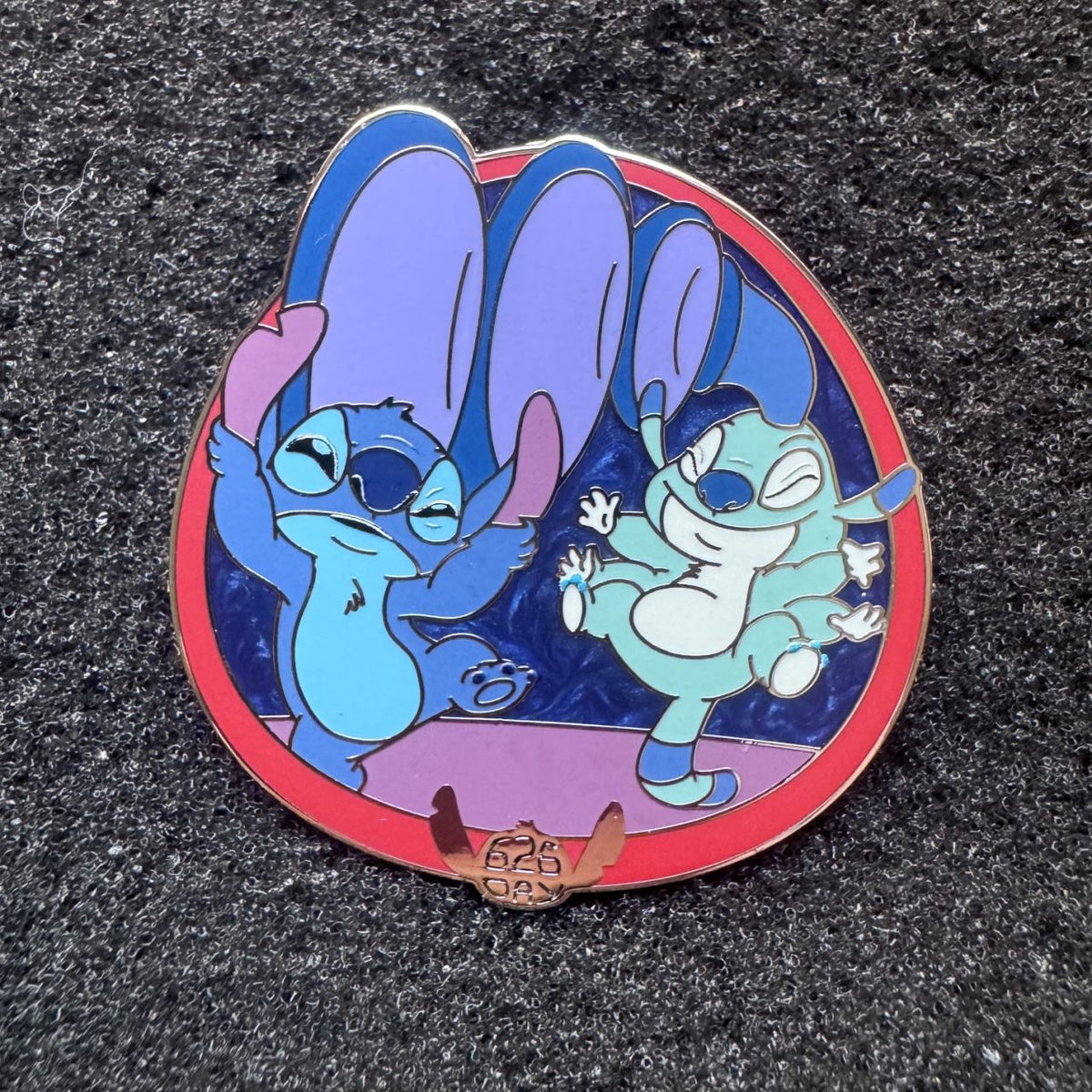 Stitch & Yaarp 626 Day Mystery Pin