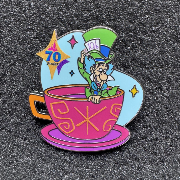 Mad Hatter Disneyland 70th Anniversary Characters Mystery Pin – Disney ...