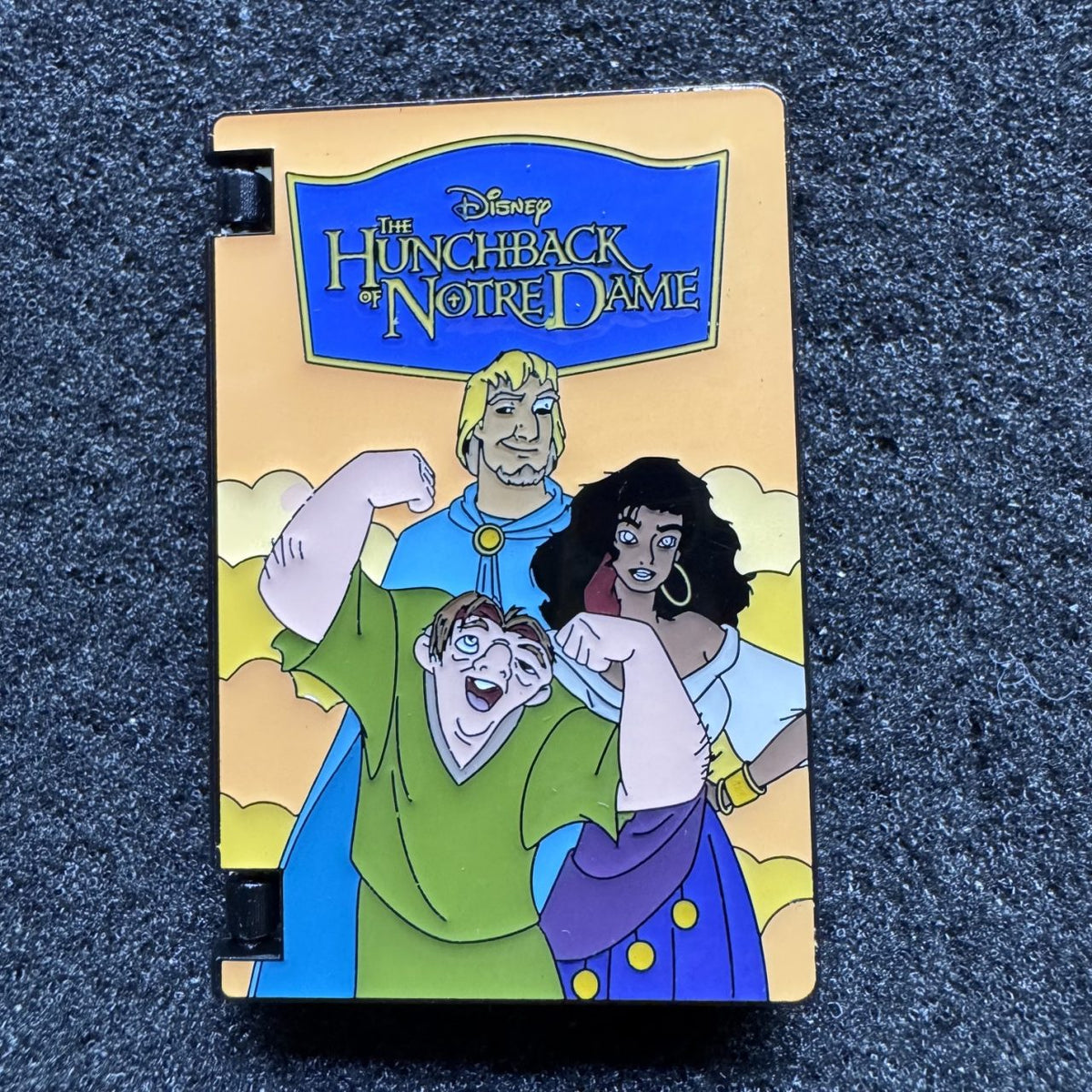 The Hunchback of Notre Dame VHS Hinged Blind Box Pin