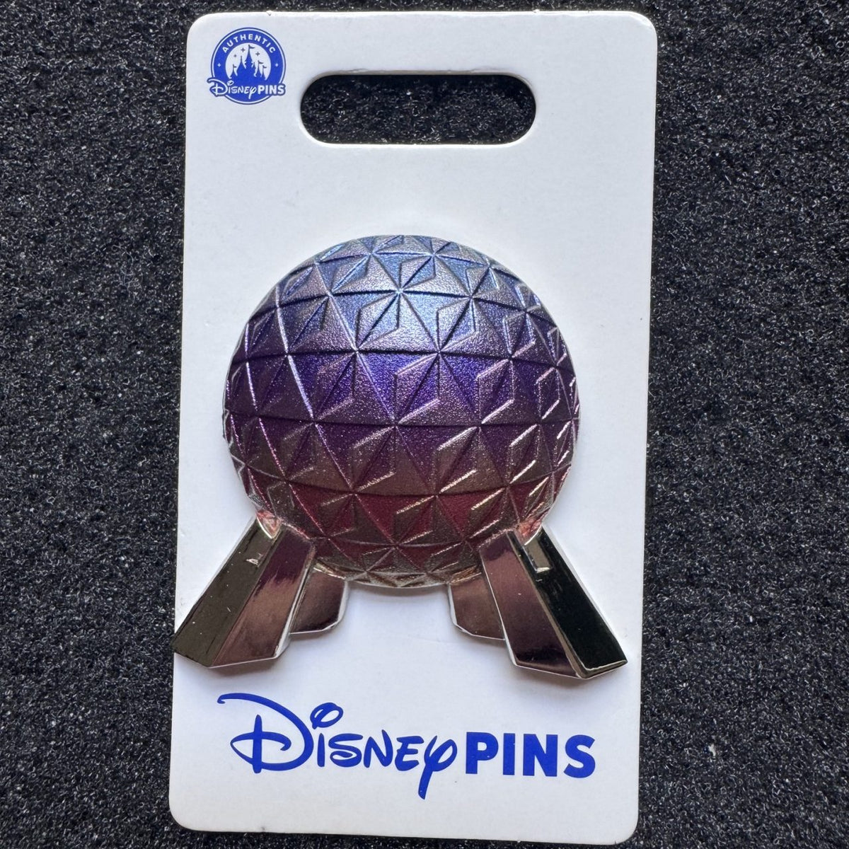 Spaceship Earth Night Colors 3D Pin