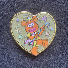 Baby Fozzie Bear Muppet Babies Heart Blind Box Pin