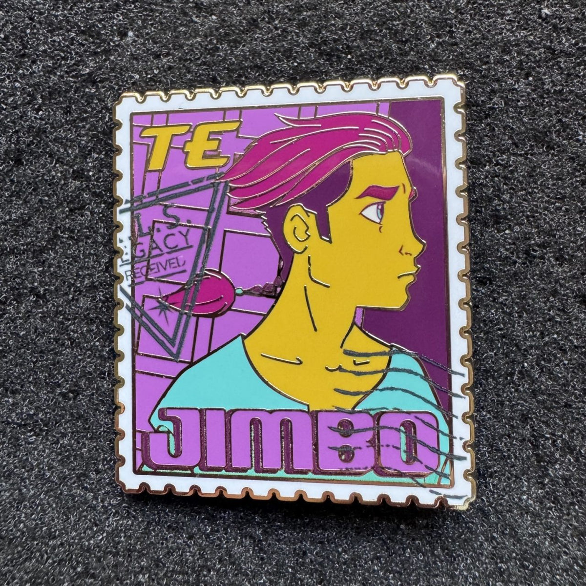 Jimbo Y2K Stamps Blind Box Pin