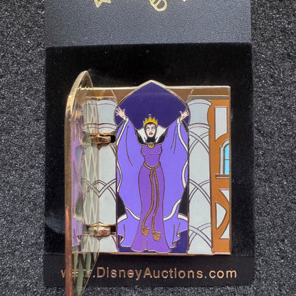 Evil Queen Stained Glass Door Disney Auctions Hinged Pin