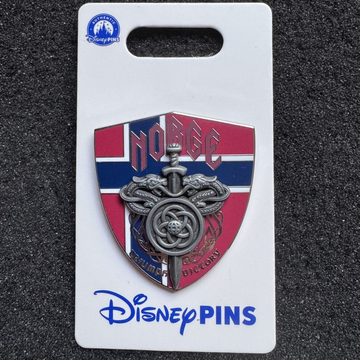 Norge Shield EPCOT Norway Pavilion Pin