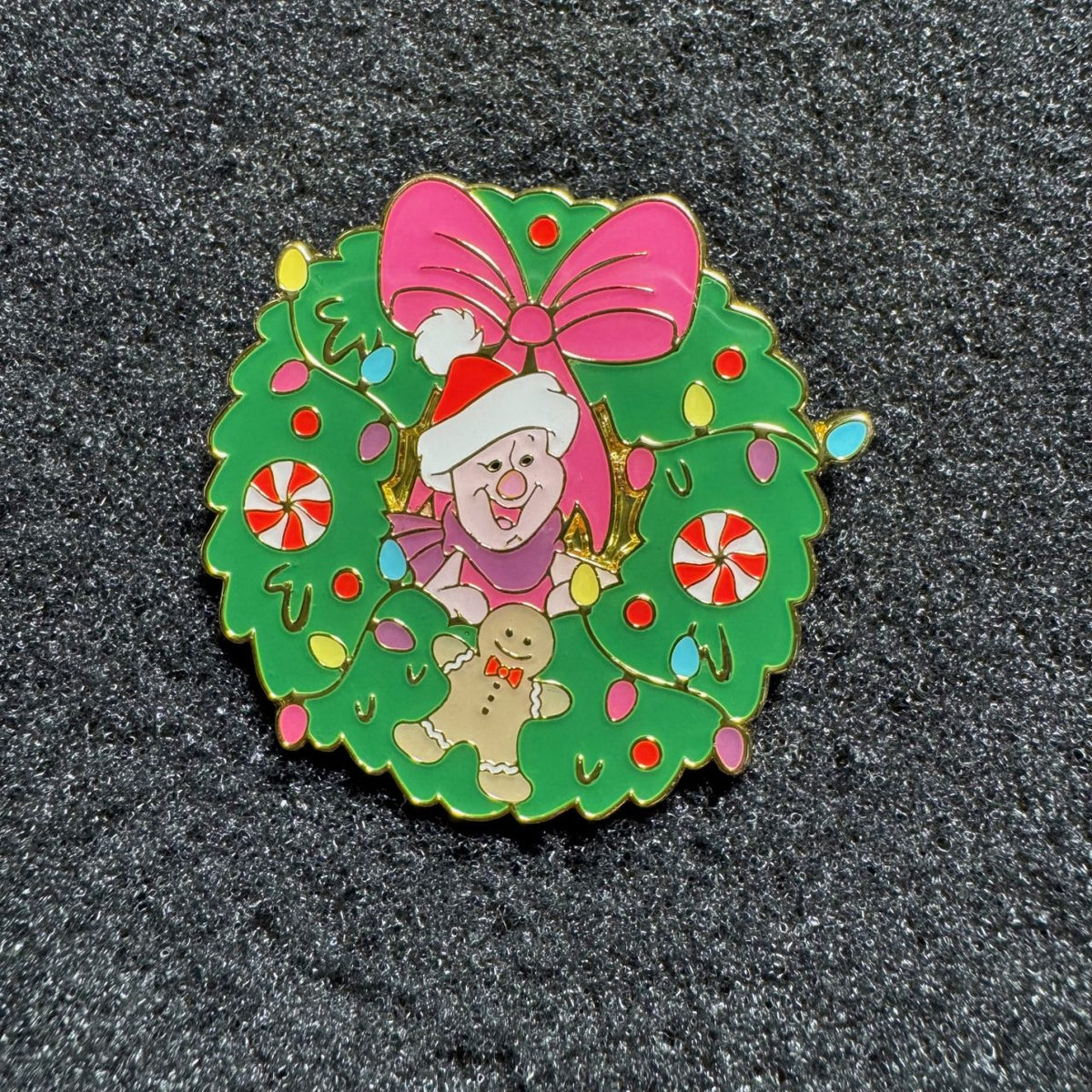 Piglet Winnie The Pooh Holiday Wreath BoxLunch Pin
