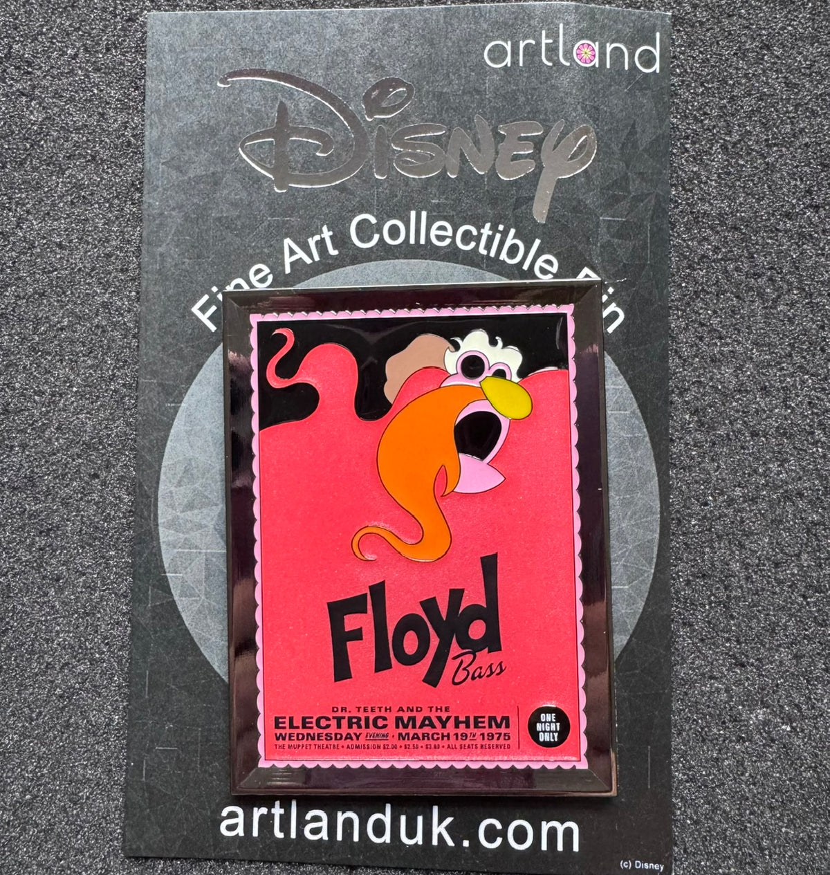 Floyd Poster The Muppets Studio ArtLand Pin