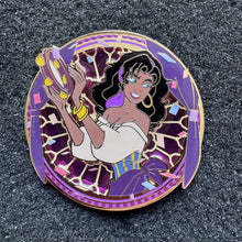 Esmeralda The Hunchback of Notre Dame Stained Glass Portrait Blind Box Pin