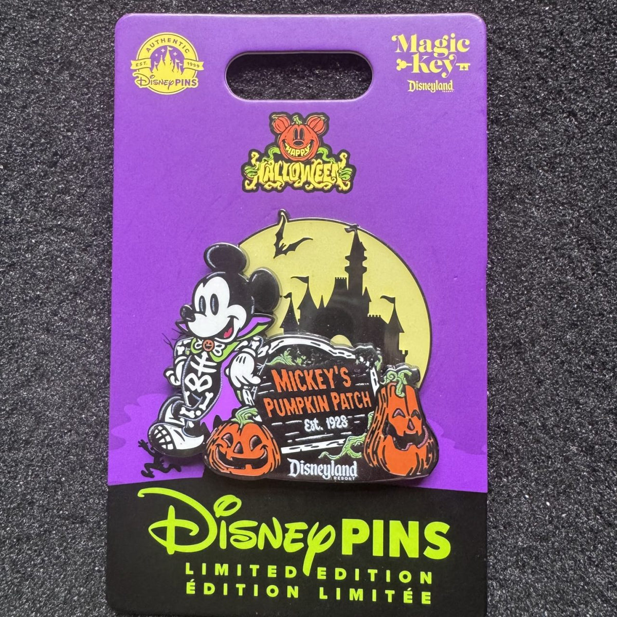 Mickey's Pumpkin Patch Magic Key Pin