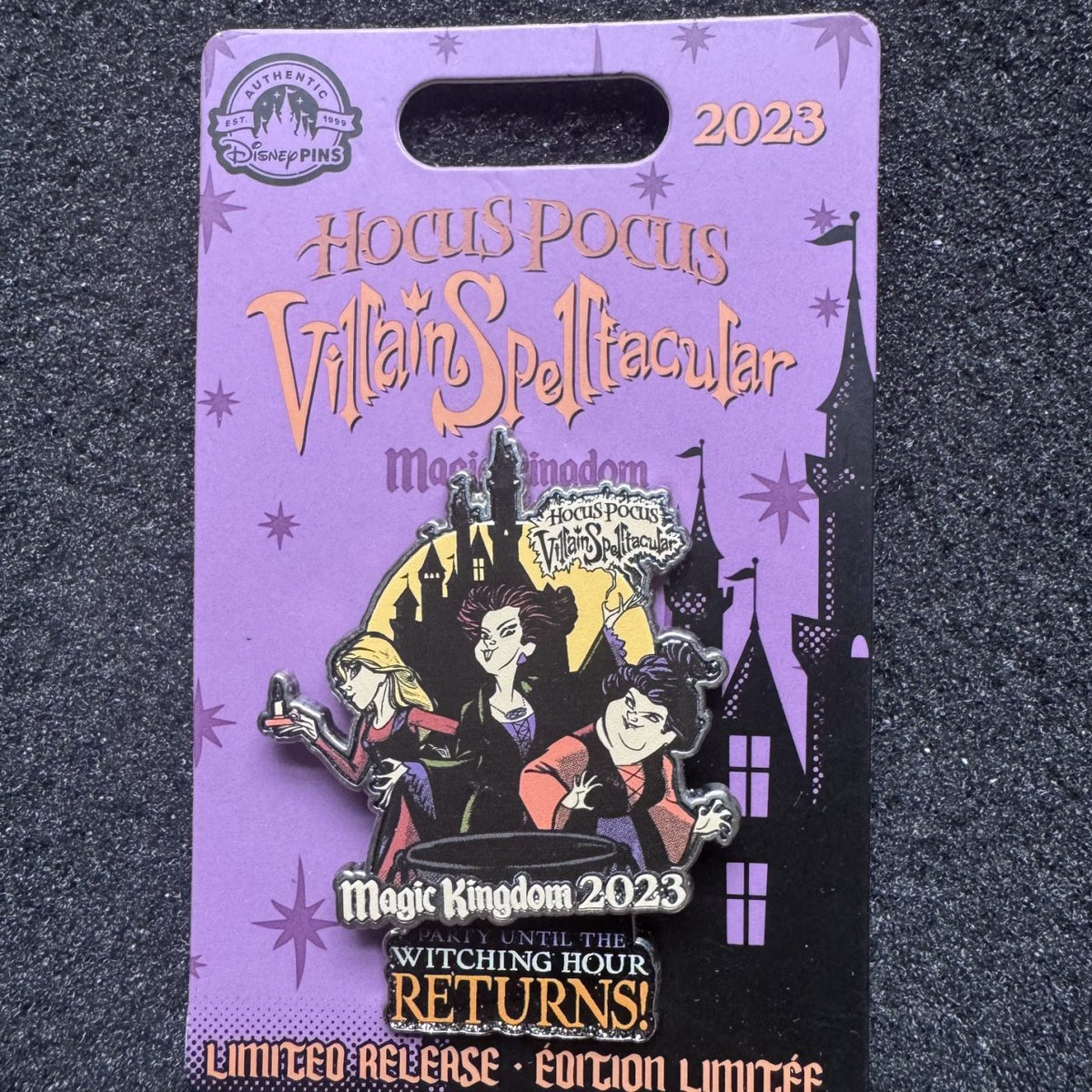 Hocus Pocus Villain Spelltacular Pin