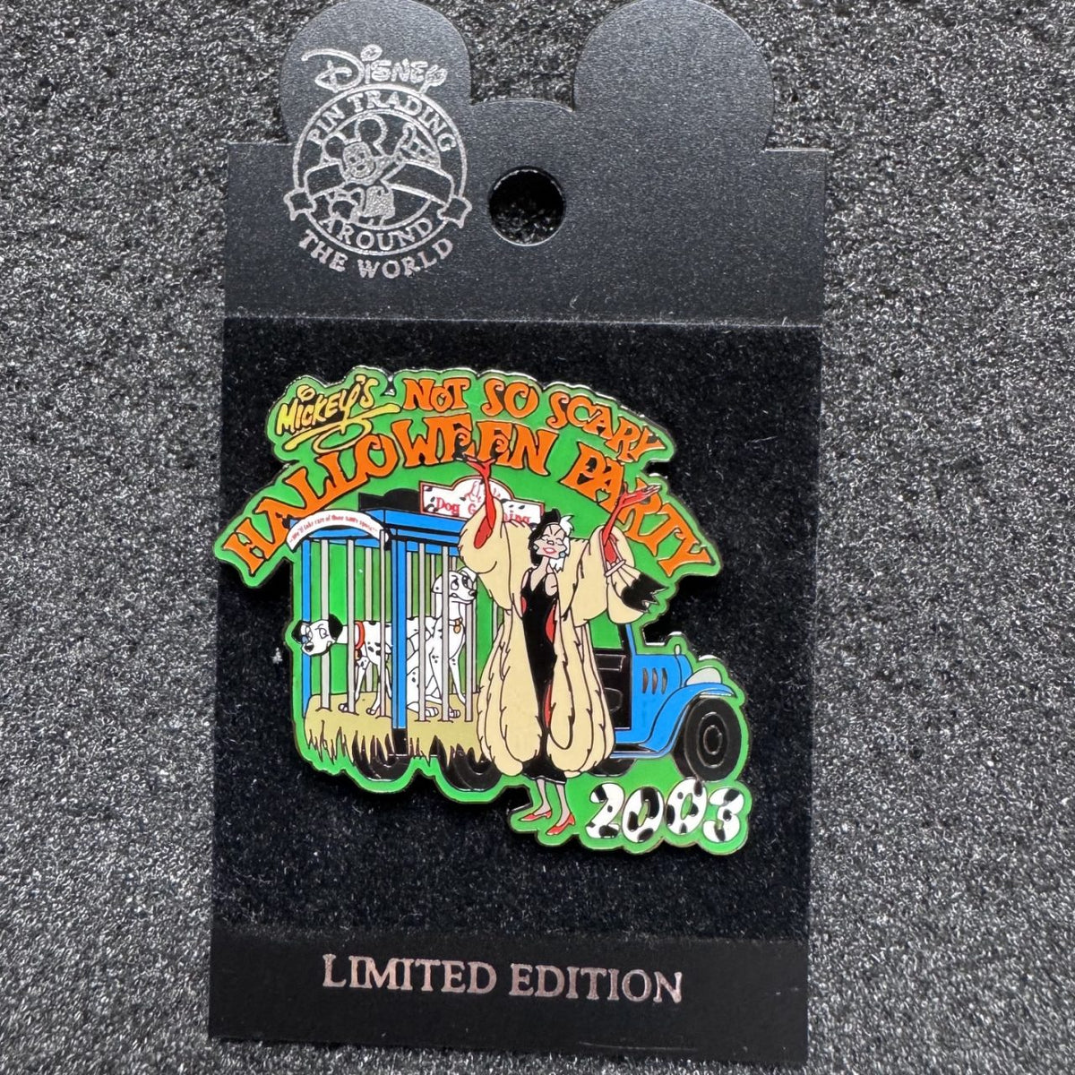 Cruella de Vil Mickey's Not So Scary Halloween Party Pin