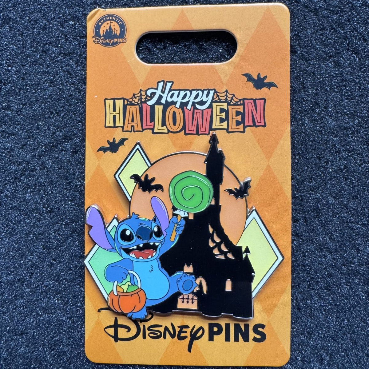 Stitch Happy Halloween Pin