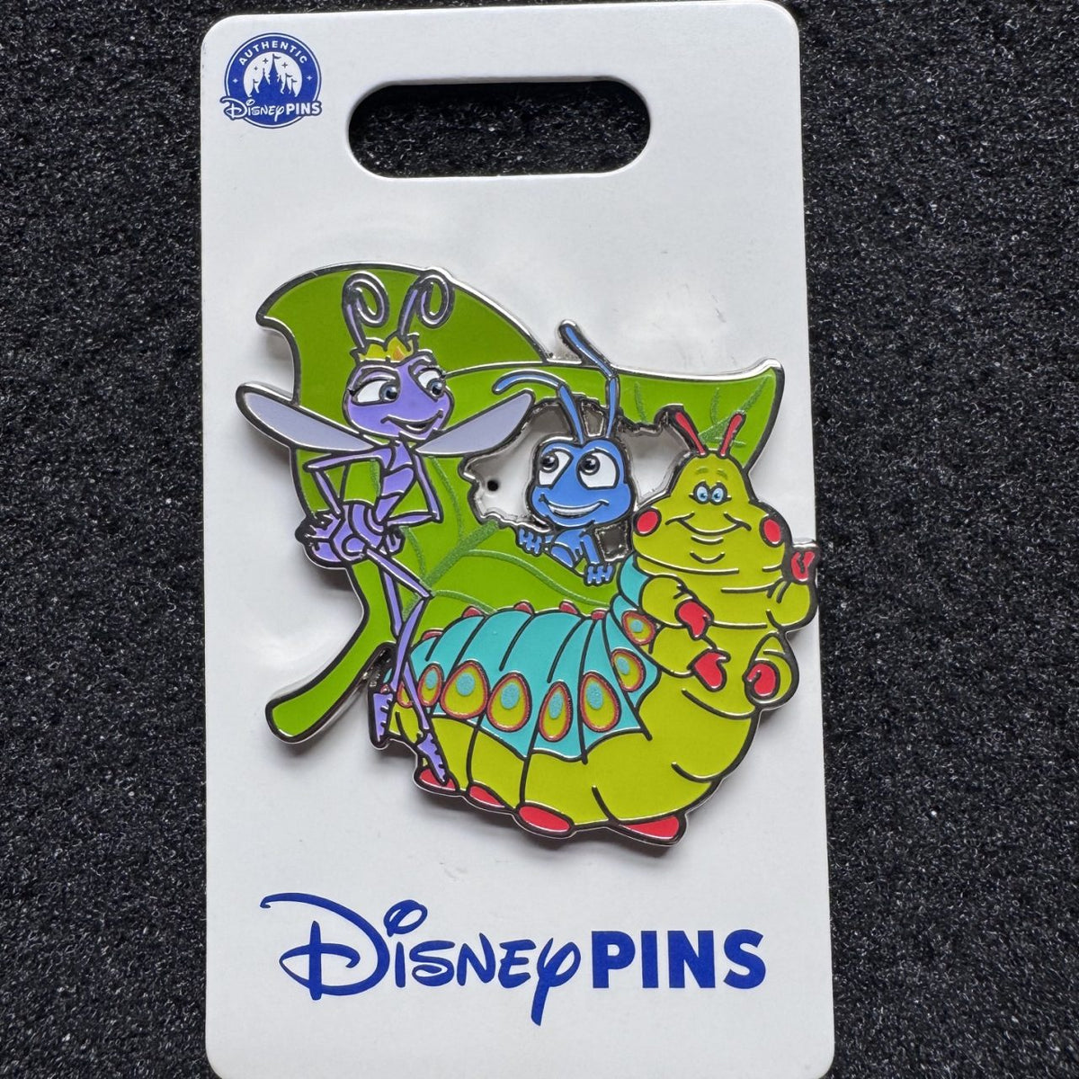 Princess Atta, Flik, & Heimlich A Bug's Life Pin
