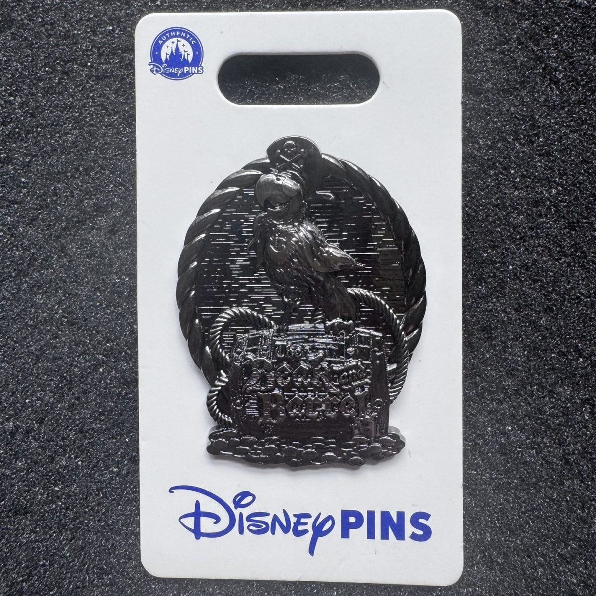 The Beak and Barrel Sculpted Rummy Logo Pin