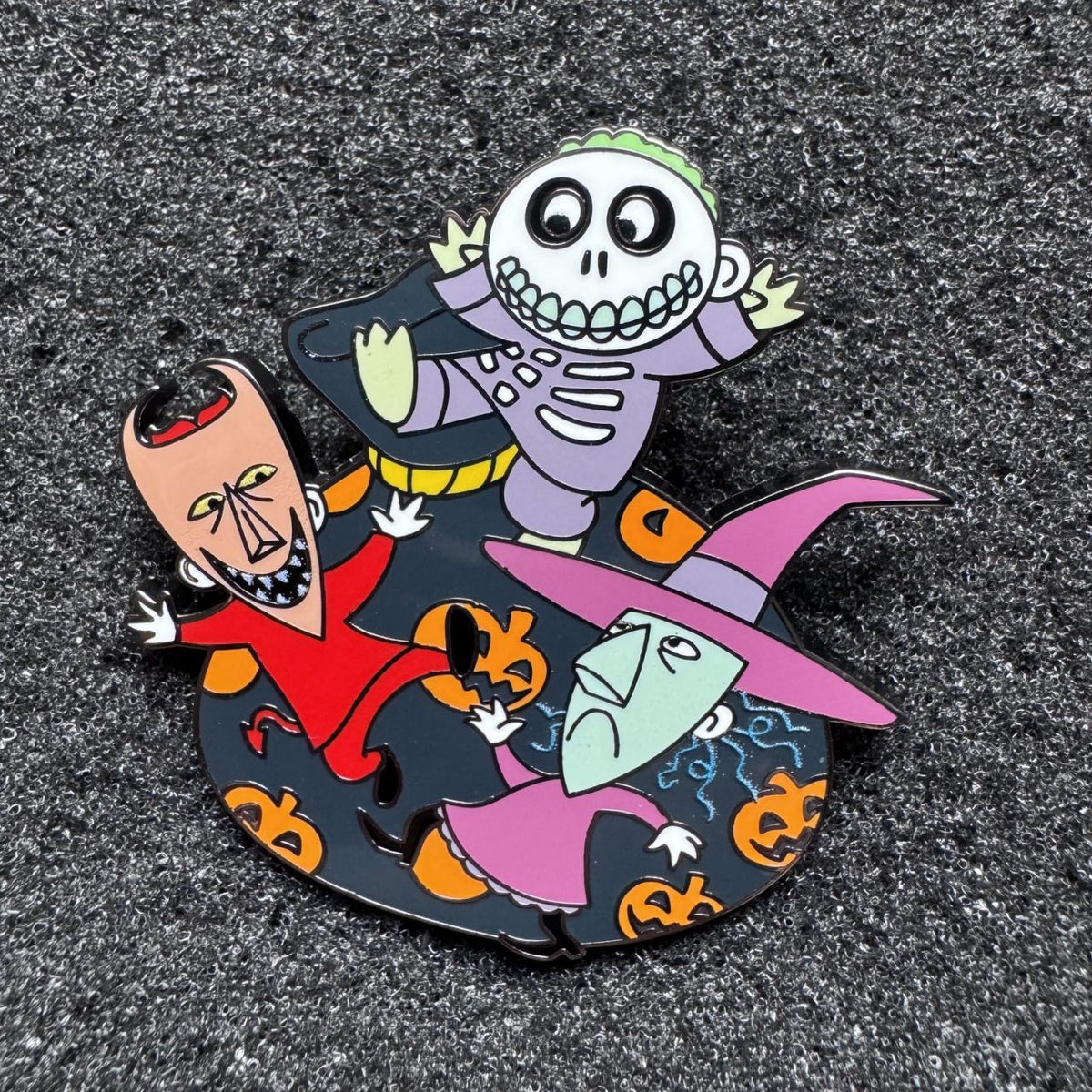 Lock, Shock, & Barrel The Nightmare Before Christmas Halloween Pin