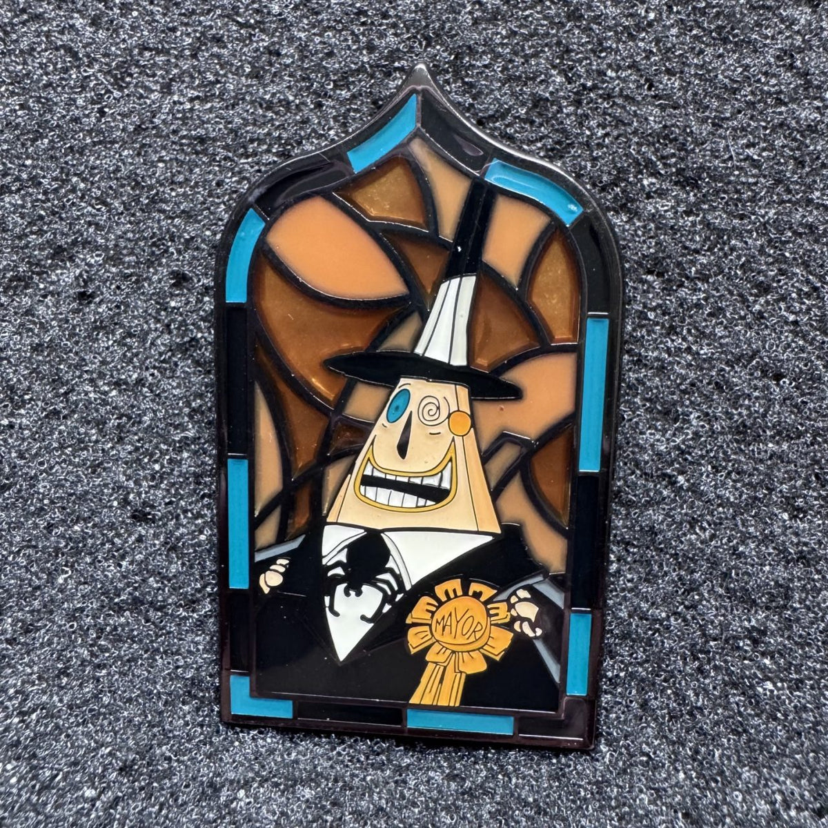 Mayor The Nightmare Before Christmas Stained Glass Loungefly Pin