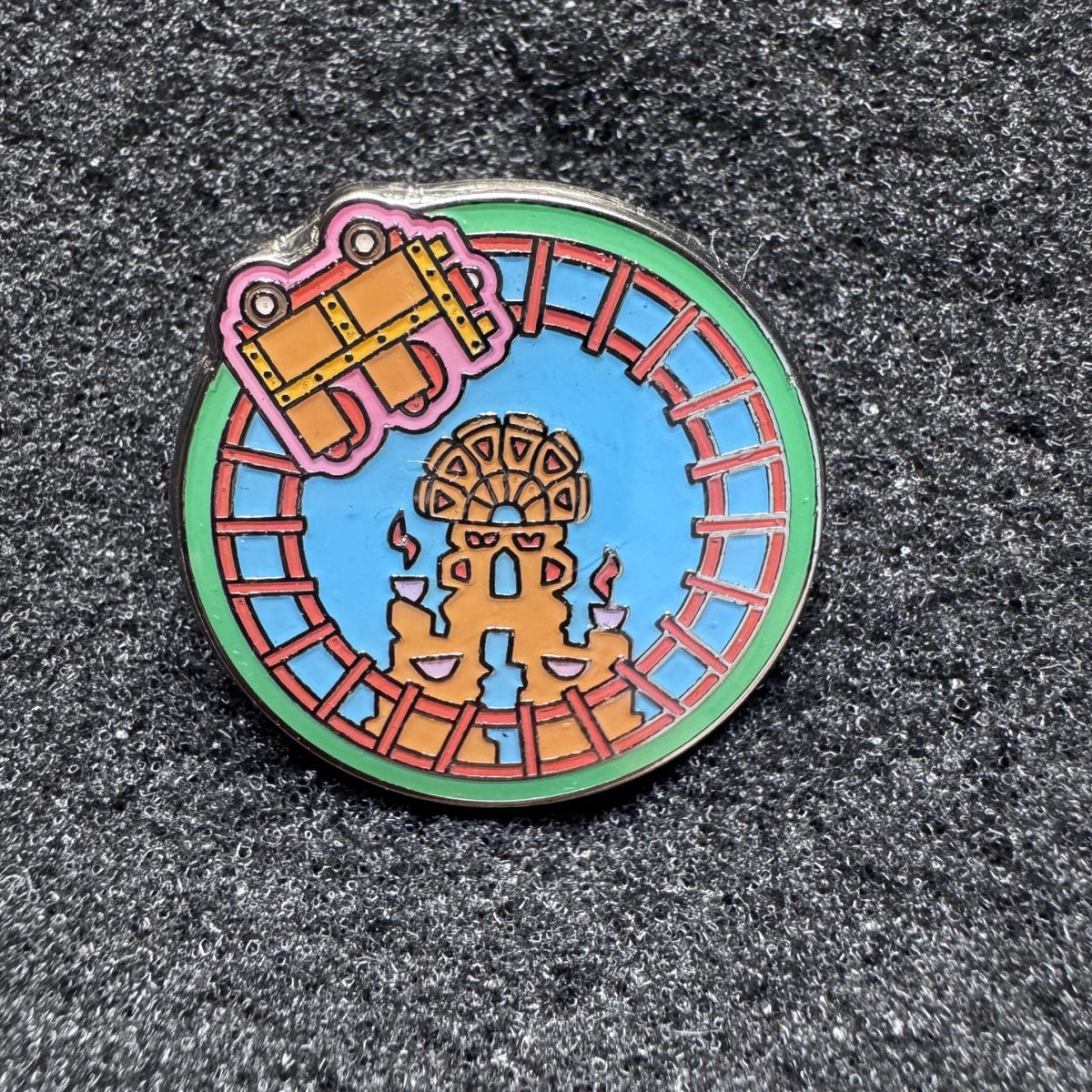 Raging Spirits Rollercoaster Tokyo Disney Resort Motifs Mystery Pin