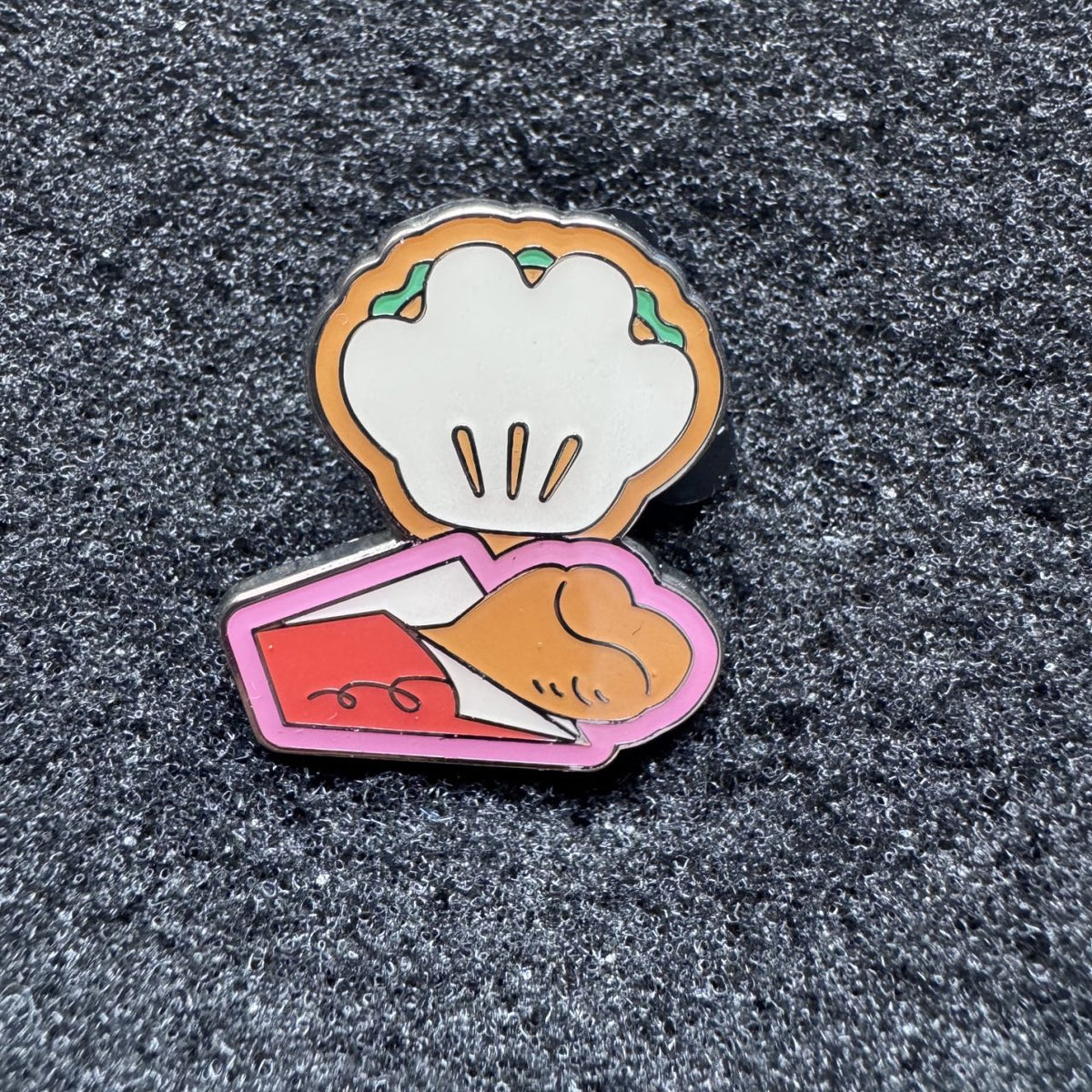Turkey Leg & Mickey's Fried Chicken Boo Sandwich Tokyo Disney Resort Motifs Mystery Pin