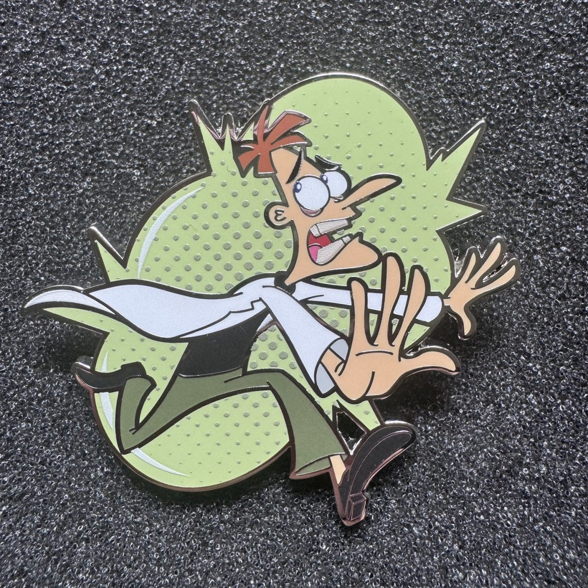 Dr. Doofenshmirtz Phineas & Ferb Skateboarding Mystery Pin