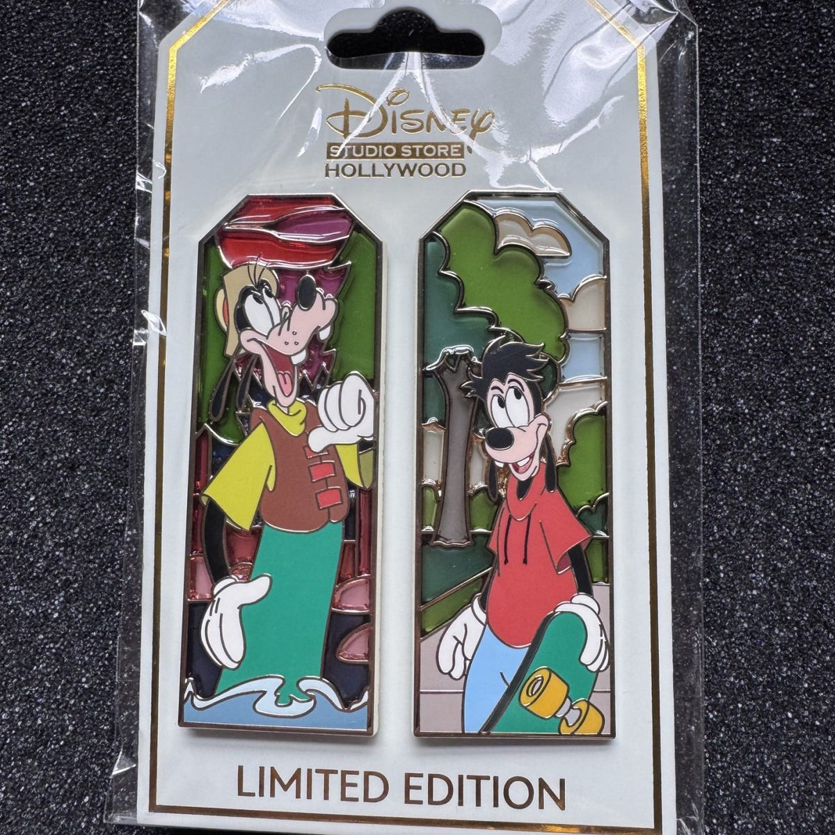 Goofy & Max Stained Glass Duos DSSH Pin