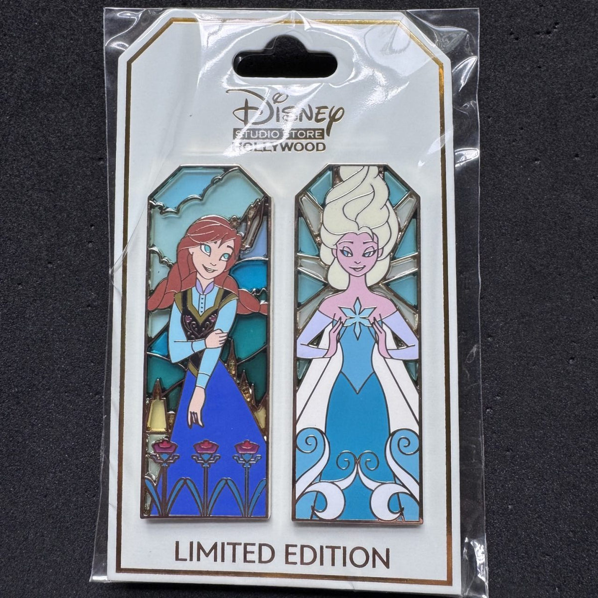 Anna & Elsa Stained Glass Duos DSSH Pin