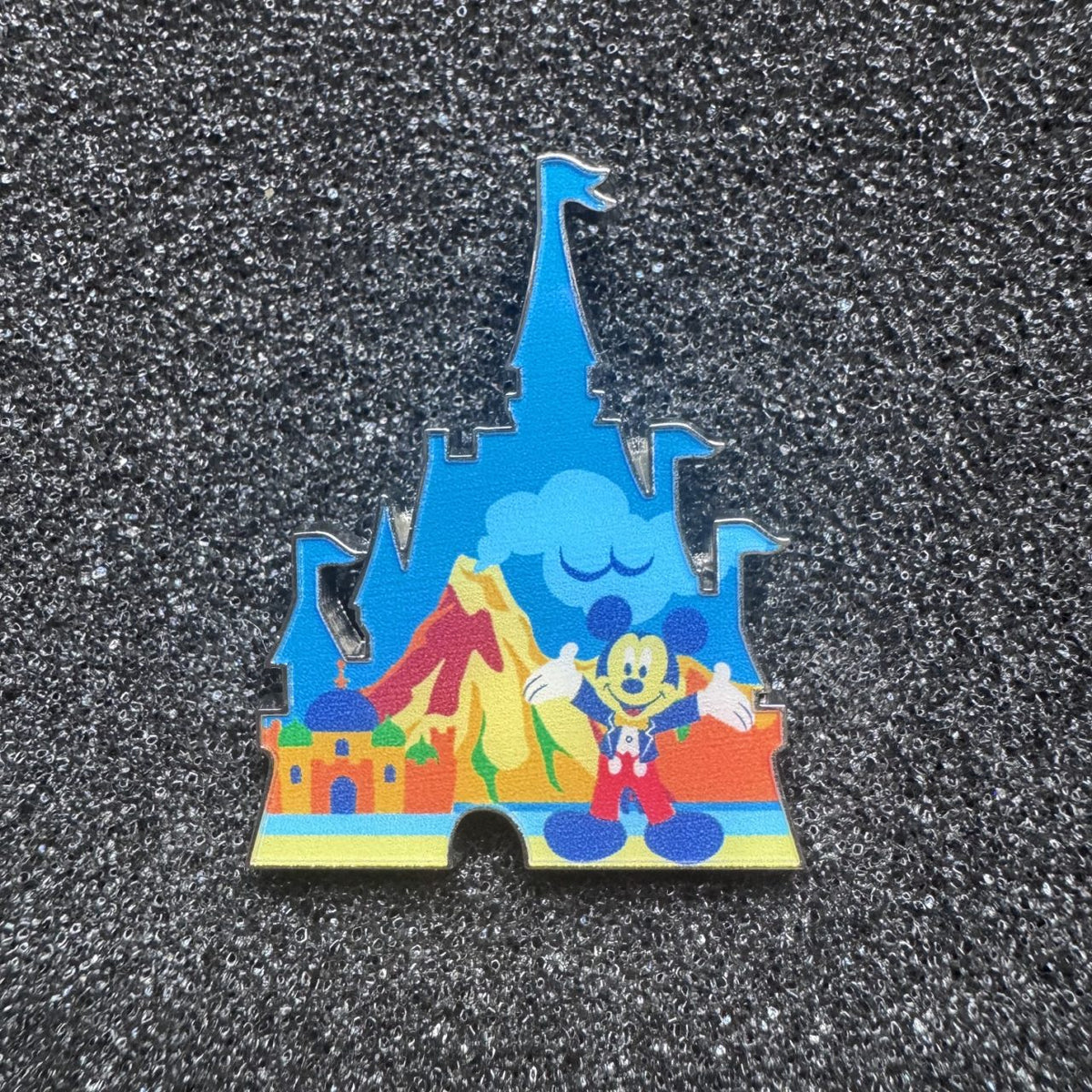 Mickey & Mount Prometheus Cinderella Castle Mystery Pin