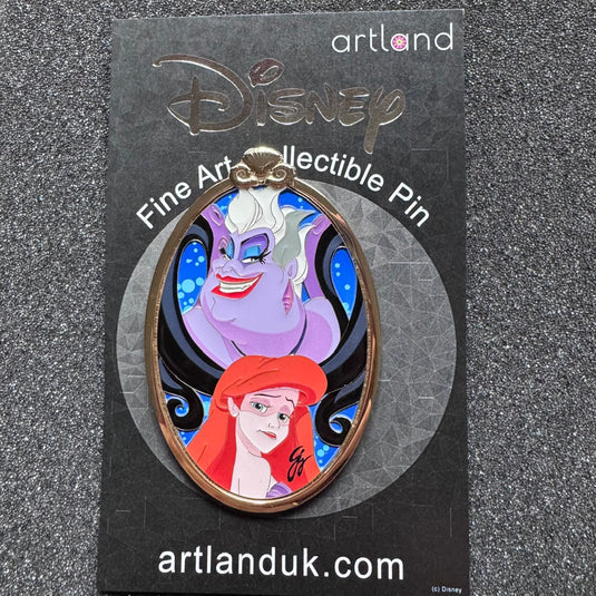 Ursula & Ariel Oval ArtLand Pin