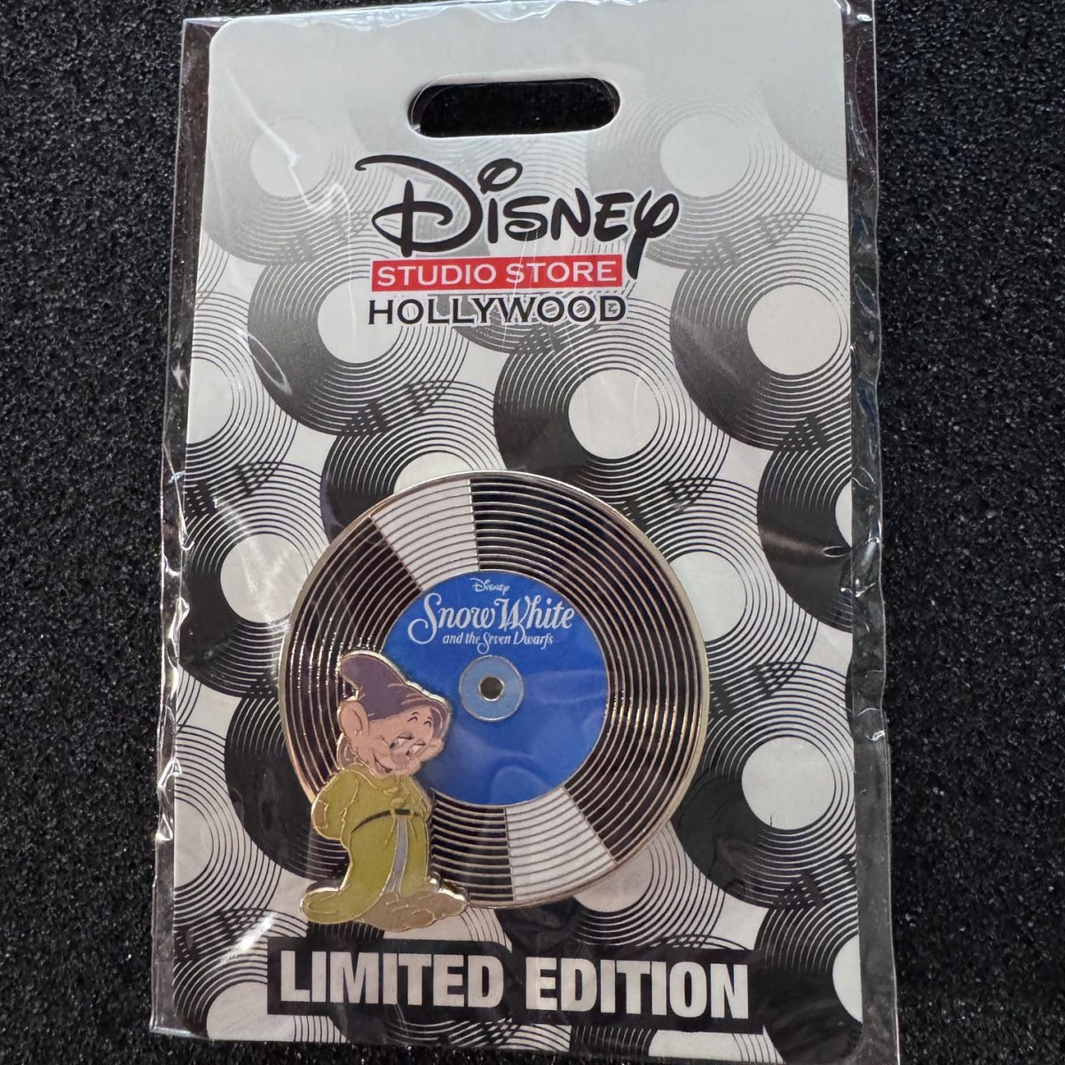 Snow White and the Seven Dwarfs Vinyl Records Pin