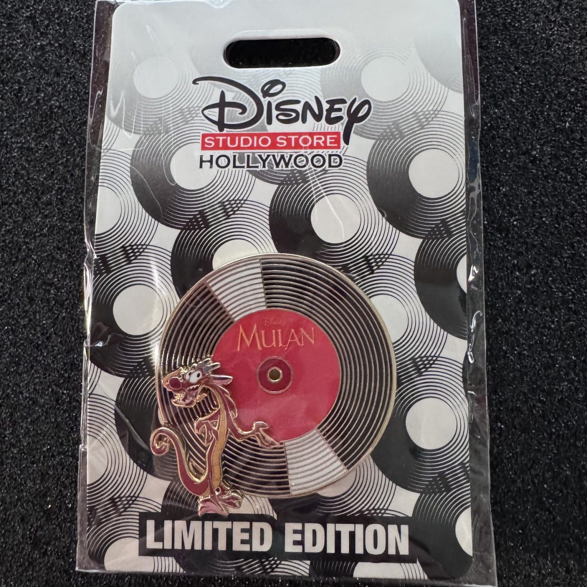 Mulan Vinyl Records Pin