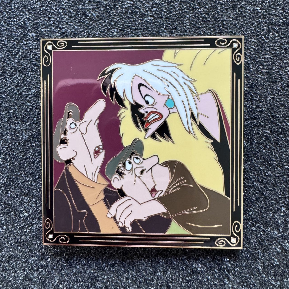 Cruella, Jasper, & Horace Villains and Sidekicks Mystery Pin