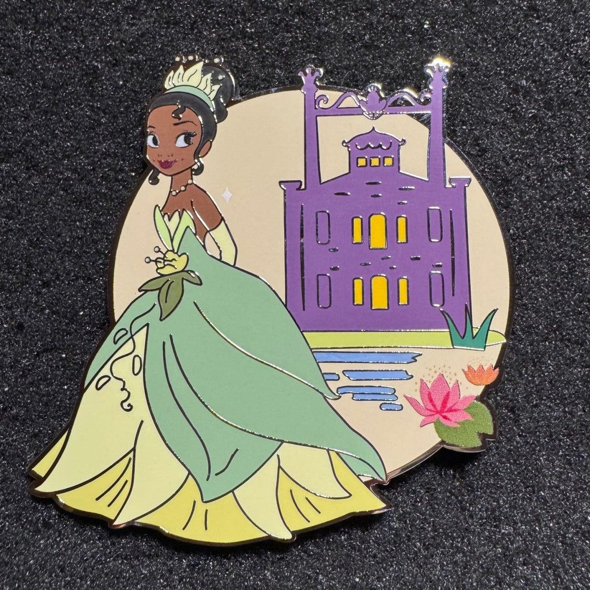 Tiana Princess Enchanted Kingdoms Pink A La Mode Pin
