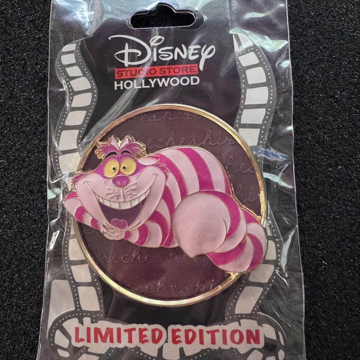 Cheshire Cat Cursive Cuties D23 Pin