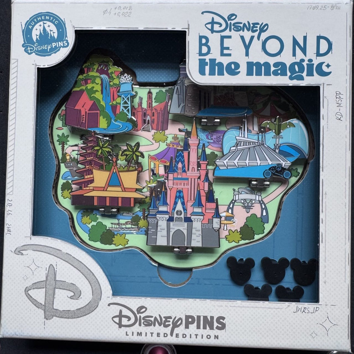Magic Kingdom Park Map Beyond the Magic D23 Pin