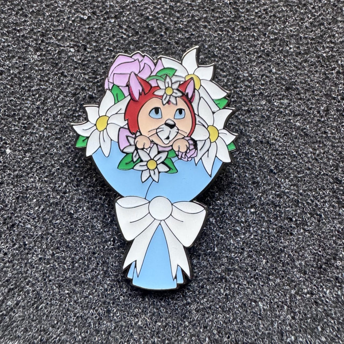 Dinah Disney Cats Flower Bouquets Blind Box Pin