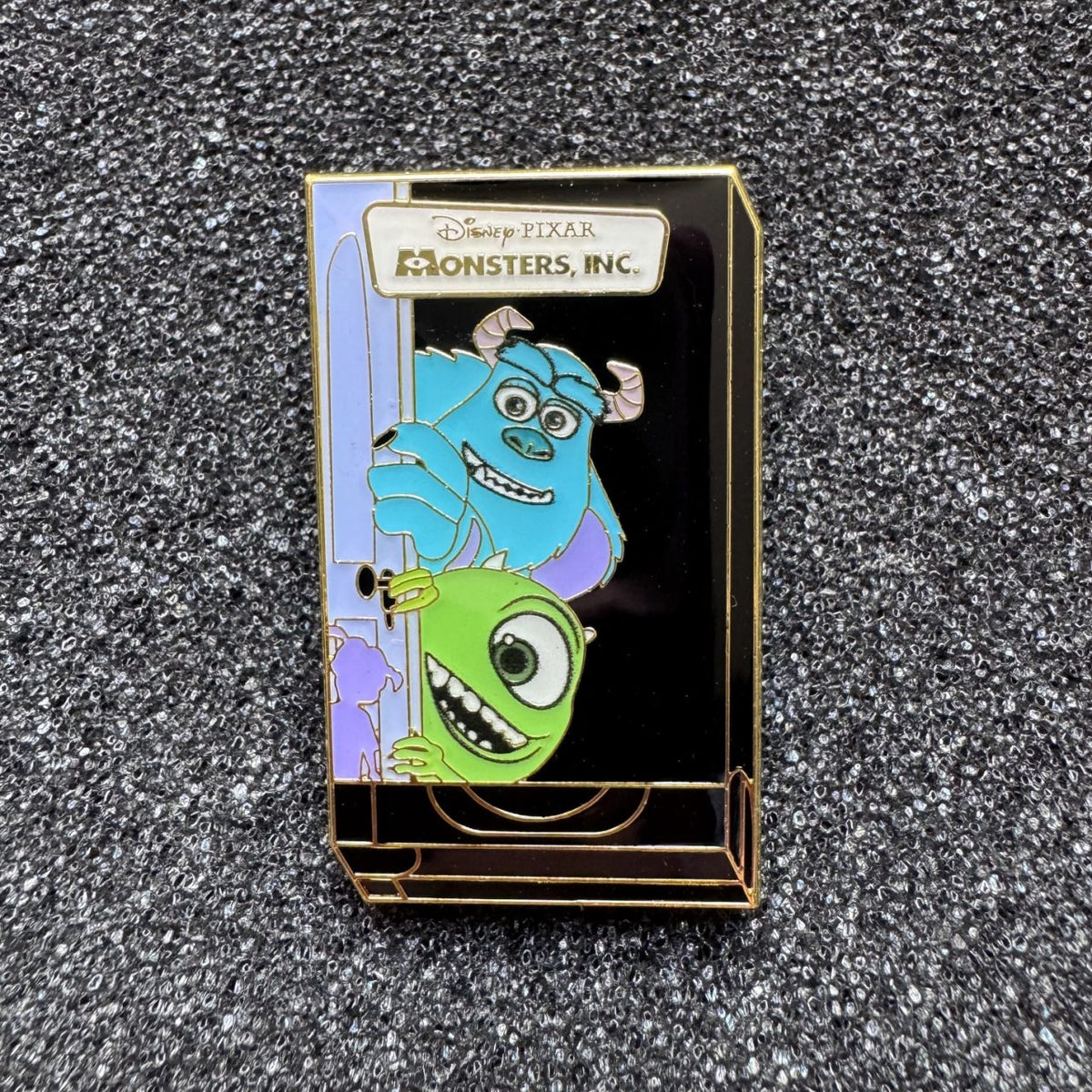 Monsters Inc. Pixar VHS Cover Blind Box Pin