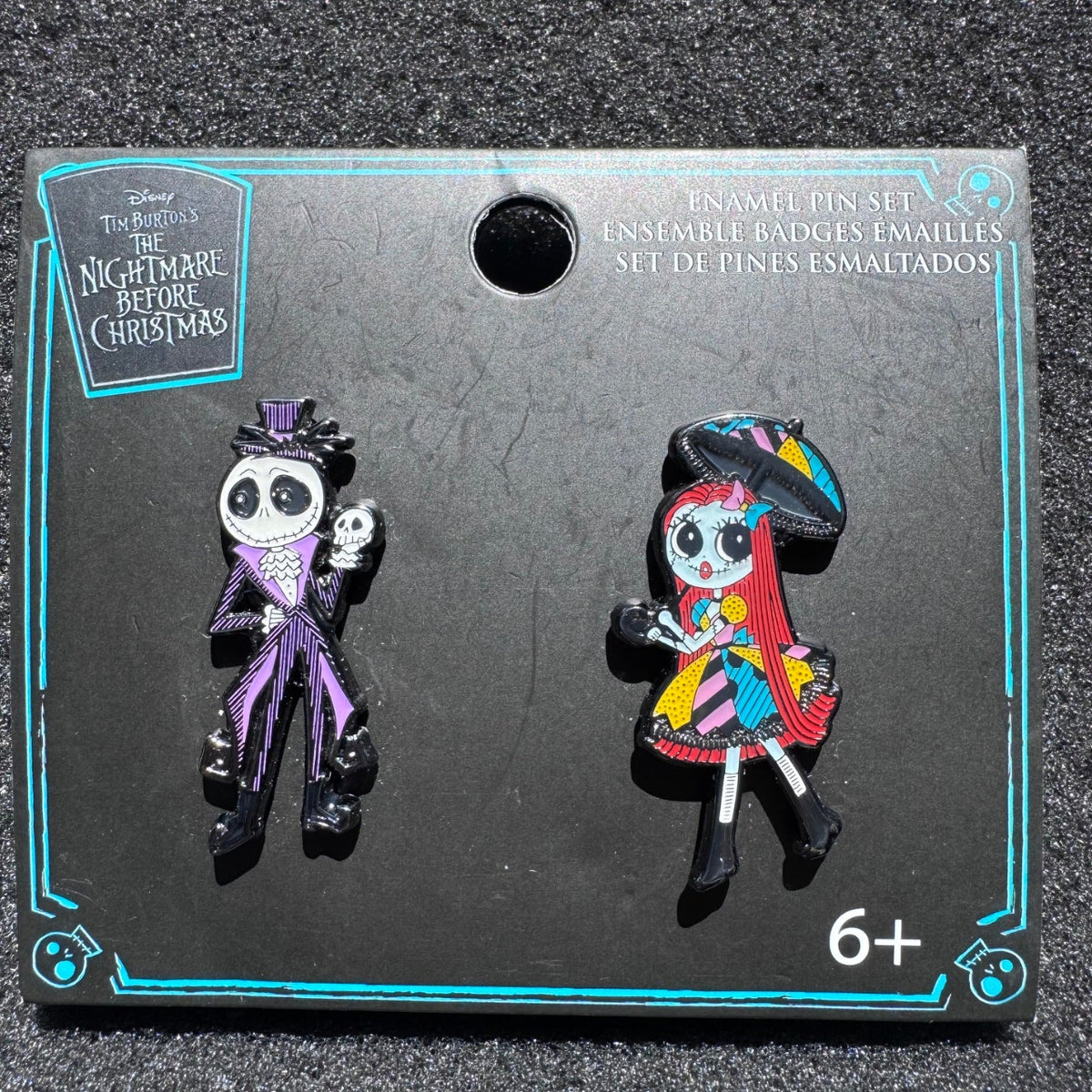 Jack & Sally Dapper Pin Set